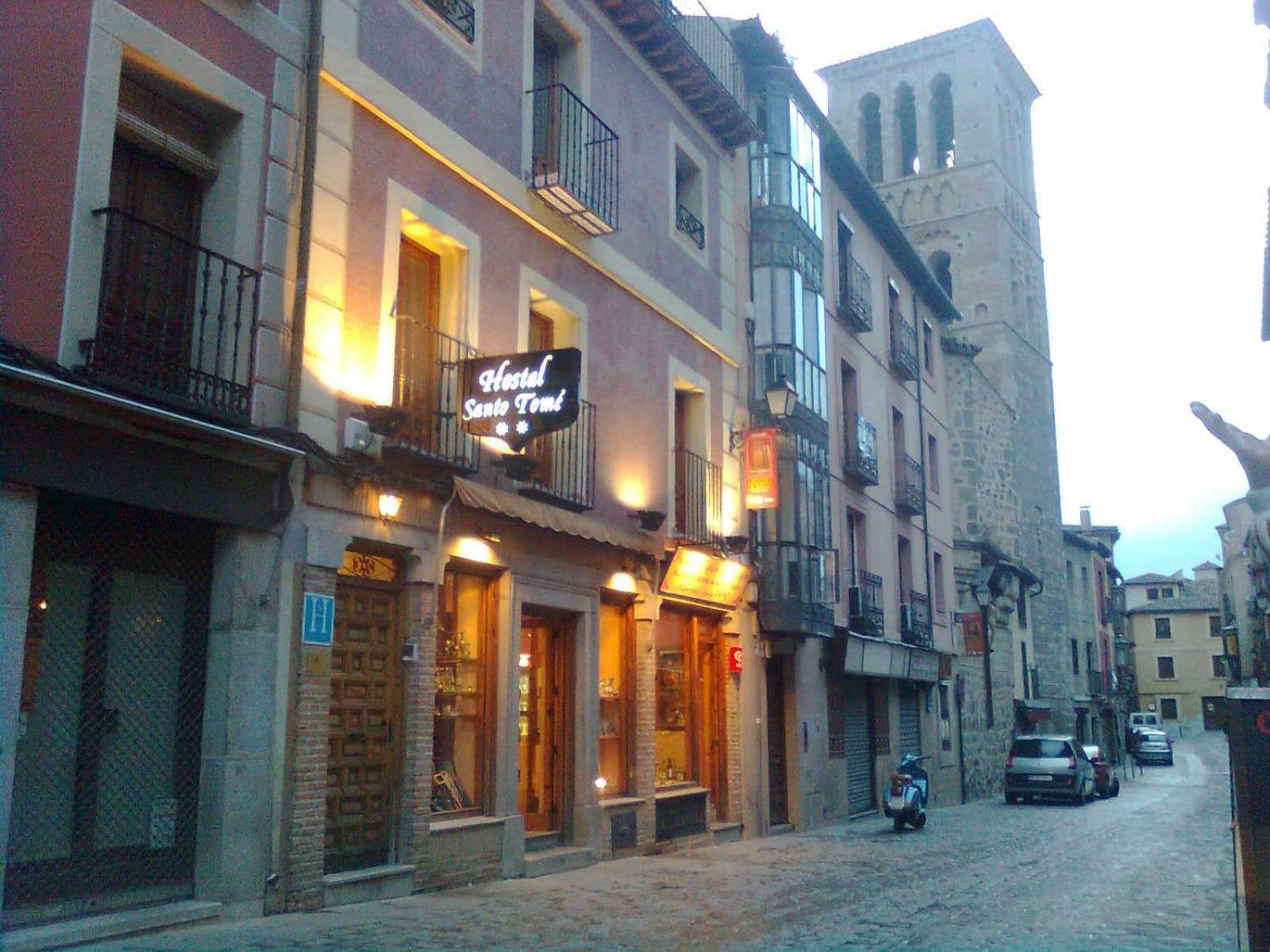 טולדו Hostal Santo Tome מראה חיצוני תמונה